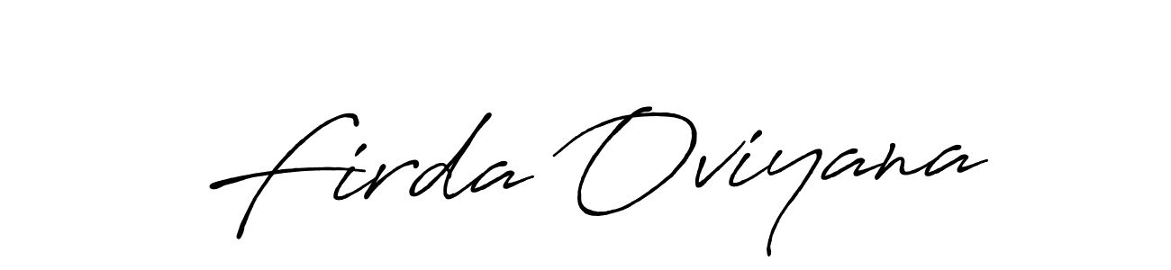 The best way (Antro_Vectra_Bolder) to make a short signature is to pick only two or three words in your name. The name Firda Oviyana include a total of six letters. For converting this name. Firda Oviyana signature style 7 images and pictures png