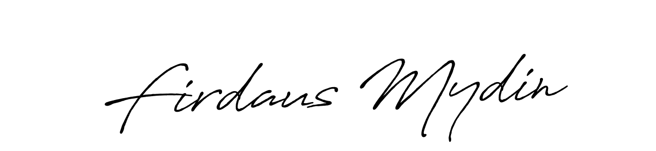 Similarly Antro_Vectra_Bolder is the best handwritten signature design. Signature creator online .You can use it as an online autograph creator for name Firdaus Mydin. Firdaus Mydin signature style 7 images and pictures png