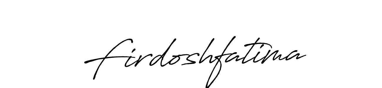 It looks lik you need a new signature style for name Firdoshfatima. Design unique handwritten (Antro_Vectra_Bolder) signature with our free signature maker in just a few clicks. Firdoshfatima signature style 7 images and pictures png