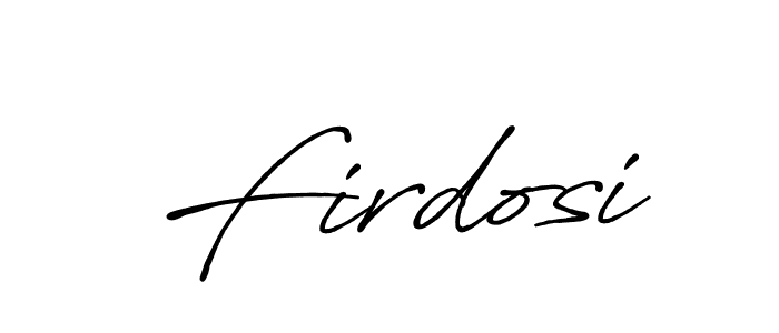 Best and Professional Signature Style for Firdosi. Antro_Vectra_Bolder Best Signature Style Collection. Firdosi signature style 7 images and pictures png