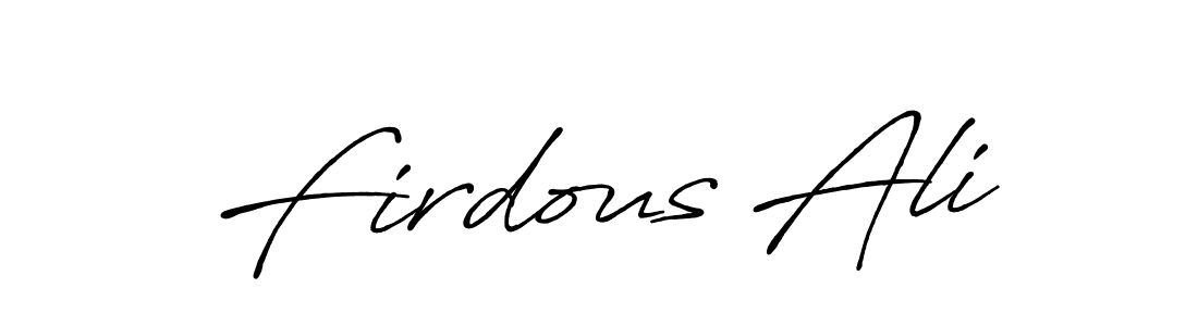 Make a short Firdous Ali signature style. Manage your documents anywhere anytime using Antro_Vectra_Bolder. Create and add eSignatures, submit forms, share and send files easily. Firdous Ali signature style 7 images and pictures png