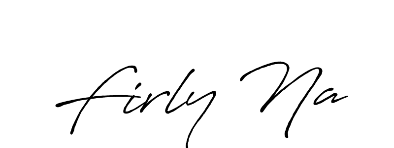 Also we have Firly Na name is the best signature style. Create professional handwritten signature collection using Antro_Vectra_Bolder autograph style. Firly Na signature style 7 images and pictures png