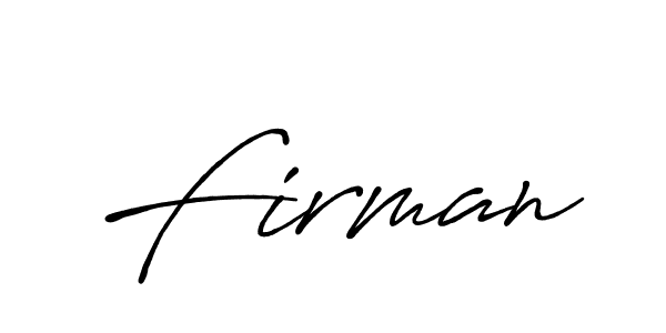Firman stylish signature style. Best Handwritten Sign (Antro_Vectra_Bolder) for my name. Handwritten Signature Collection Ideas for my name Firman. Firman signature style 7 images and pictures png