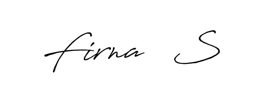 How to make Firna   S signature? Antro_Vectra_Bolder is a professional autograph style. Create handwritten signature for Firna   S name. Firna   S signature style 7 images and pictures png