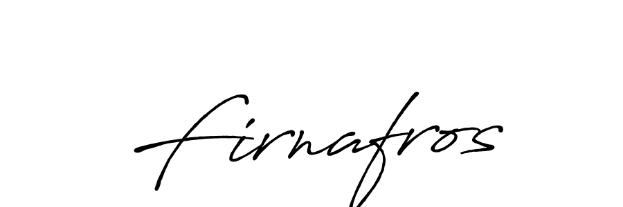 It looks lik you need a new signature style for name Firnafros. Design unique handwritten (Antro_Vectra_Bolder) signature with our free signature maker in just a few clicks. Firnafros signature style 7 images and pictures png