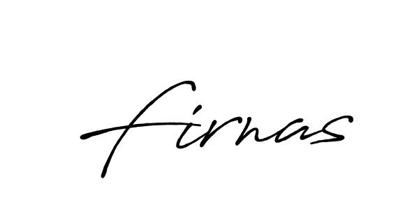 Use a signature maker to create a handwritten signature online. With this signature software, you can design (Antro_Vectra_Bolder) your own signature for name Firnas. Firnas signature style 7 images and pictures png