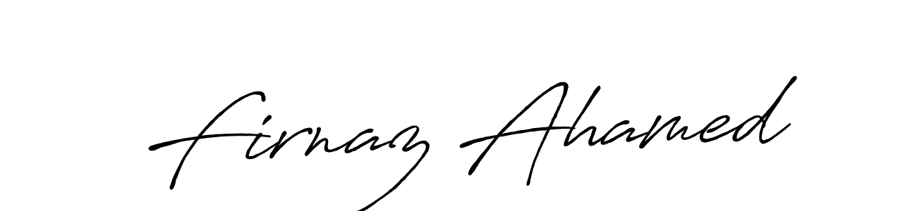 It looks lik you need a new signature style for name Firnaz Ahamed. Design unique handwritten (Antro_Vectra_Bolder) signature with our free signature maker in just a few clicks. Firnaz Ahamed signature style 7 images and pictures png
