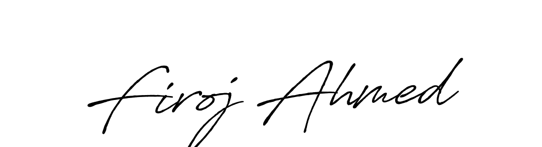 Make a short Firoj Ahmed signature style. Manage your documents anywhere anytime using Antro_Vectra_Bolder. Create and add eSignatures, submit forms, share and send files easily. Firoj Ahmed signature style 7 images and pictures png