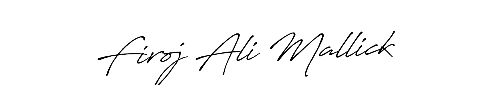 How to Draw Firoj Ali Mallick signature style? Antro_Vectra_Bolder is a latest design signature styles for name Firoj Ali Mallick. Firoj Ali Mallick signature style 7 images and pictures png