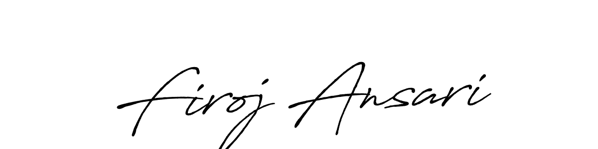 How to Draw Firoj Ansari signature style? Antro_Vectra_Bolder is a latest design signature styles for name Firoj Ansari. Firoj Ansari signature style 7 images and pictures png