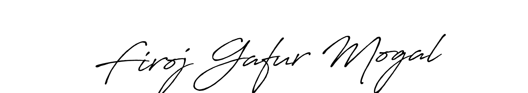 Use a signature maker to create a handwritten signature online. With this signature software, you can design (Antro_Vectra_Bolder) your own signature for name Firoj Gafur Mogal. Firoj Gafur Mogal signature style 7 images and pictures png