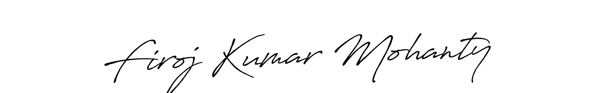 Once you've used our free online signature maker to create your best signature Antro_Vectra_Bolder style, it's time to enjoy all of the benefits that Firoj Kumar Mohanty name signing documents. Firoj Kumar Mohanty signature style 7 images and pictures png