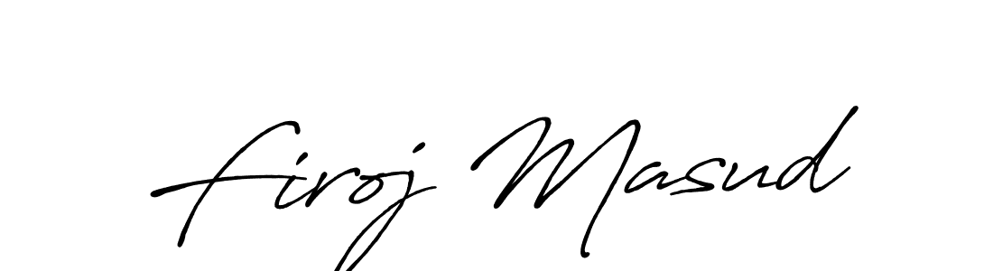 Once you've used our free online signature maker to create your best signature Antro_Vectra_Bolder style, it's time to enjoy all of the benefits that Firoj Masud name signing documents. Firoj Masud signature style 7 images and pictures png