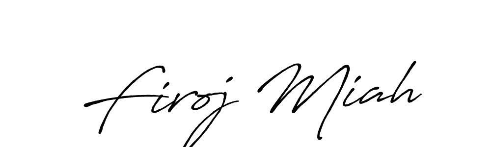 Make a beautiful signature design for name Firoj Miah. Use this online signature maker to create a handwritten signature for free. Firoj Miah signature style 7 images and pictures png