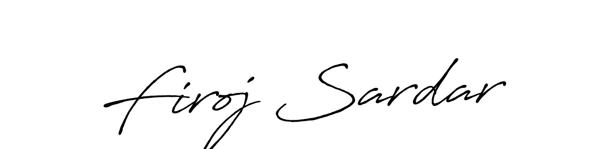 Make a beautiful signature design for name Firoj Sardar. Use this online signature maker to create a handwritten signature for free. Firoj Sardar signature style 7 images and pictures png