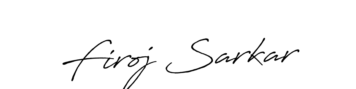 Antro_Vectra_Bolder is a professional signature style that is perfect for those who want to add a touch of class to their signature. It is also a great choice for those who want to make their signature more unique. Get Firoj Sarkar name to fancy signature for free. Firoj Sarkar signature style 7 images and pictures png