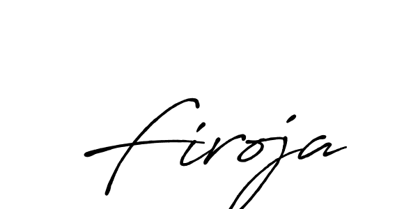 Once you've used our free online signature maker to create your best signature Antro_Vectra_Bolder style, it's time to enjoy all of the benefits that Firoja name signing documents. Firoja signature style 7 images and pictures png