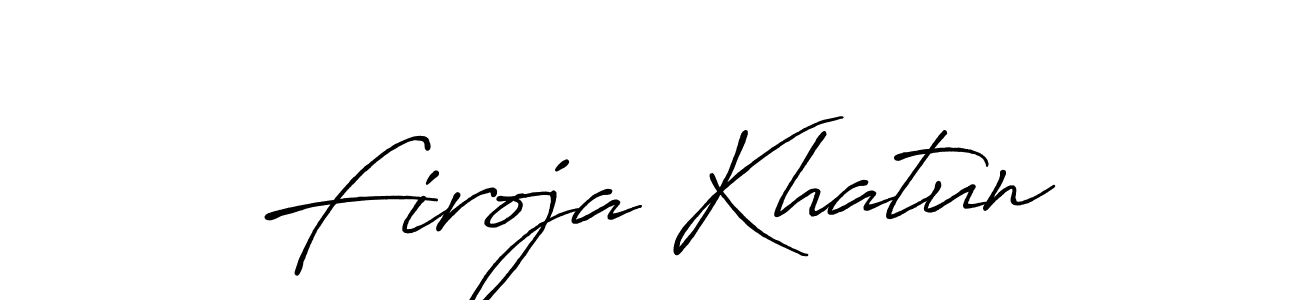 Also we have Firoja Khatun name is the best signature style. Create professional handwritten signature collection using Antro_Vectra_Bolder autograph style. Firoja Khatun signature style 7 images and pictures png