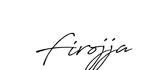 Once you've used our free online signature maker to create your best signature Antro_Vectra_Bolder style, it's time to enjoy all of the benefits that Firojja name signing documents. Firojja signature style 7 images and pictures png