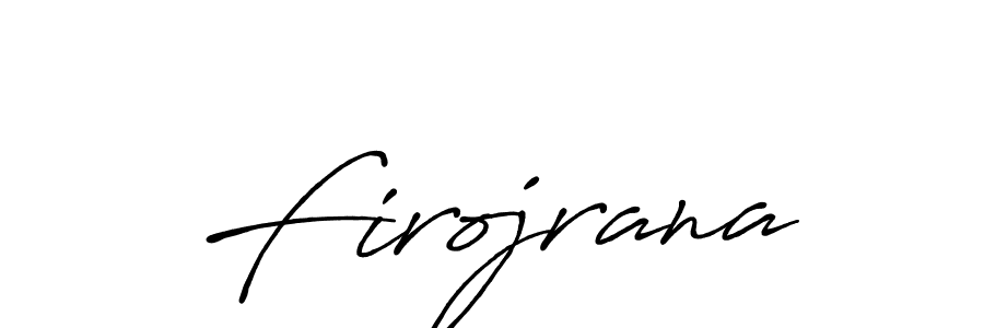 Antro_Vectra_Bolder is a professional signature style that is perfect for those who want to add a touch of class to their signature. It is also a great choice for those who want to make their signature more unique. Get Firojrana name to fancy signature for free. Firojrana signature style 7 images and pictures png