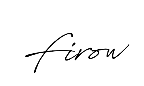 This is the best signature style for the Firow name. Also you like these signature font (Antro_Vectra_Bolder). Mix name signature. Firow signature style 7 images and pictures png