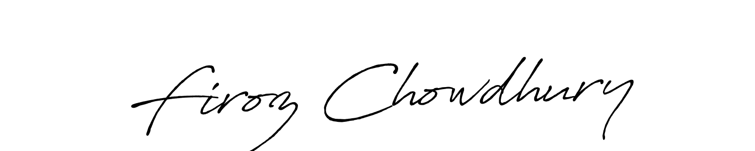 Make a beautiful signature design for name Firoz Chowdhury. Use this online signature maker to create a handwritten signature for free. Firoz Chowdhury signature style 7 images and pictures png