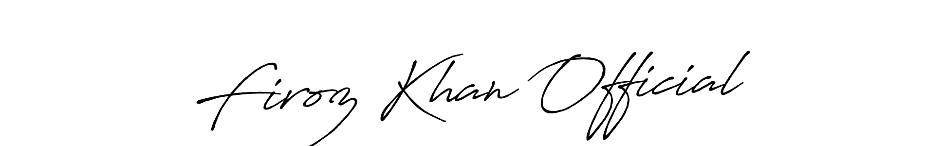 This is the best signature style for the Firoz Khan Official name. Also you like these signature font (Antro_Vectra_Bolder). Mix name signature. Firoz Khan Official signature style 7 images and pictures png