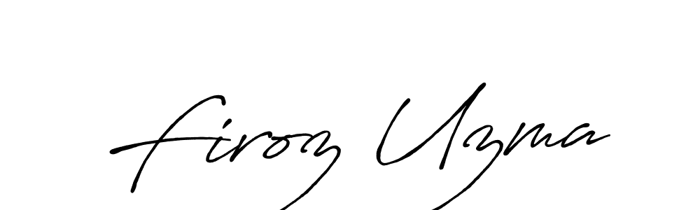 Make a beautiful signature design for name Firoz Uzma. Use this online signature maker to create a handwritten signature for free. Firoz Uzma signature style 7 images and pictures png