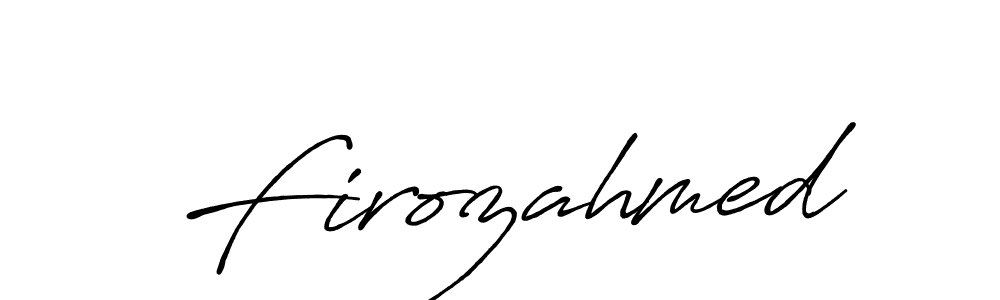 How to Draw Firozahmed signature style? Antro_Vectra_Bolder is a latest design signature styles for name Firozahmed. Firozahmed signature style 7 images and pictures png