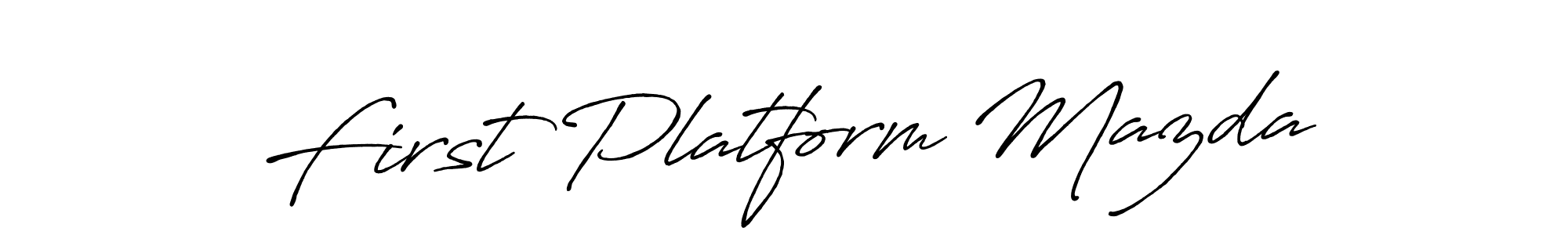 Check out images of Autograph of First Platform Mazda name. Actor First Platform Mazda Signature Style. Antro_Vectra_Bolder is a professional sign style online. First Platform Mazda signature style 7 images and pictures png