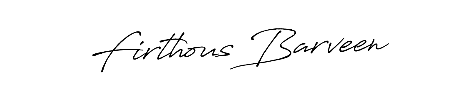 Also we have Firthous Barveen name is the best signature style. Create professional handwritten signature collection using Antro_Vectra_Bolder autograph style. Firthous Barveen signature style 7 images and pictures png