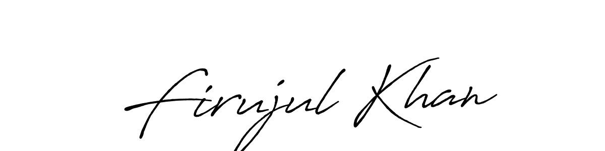 It looks lik you need a new signature style for name Firujul Khan. Design unique handwritten (Antro_Vectra_Bolder) signature with our free signature maker in just a few clicks. Firujul Khan signature style 7 images and pictures png