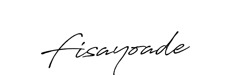 Fisayoade stylish signature style. Best Handwritten Sign (Antro_Vectra_Bolder) for my name. Handwritten Signature Collection Ideas for my name Fisayoade. Fisayoade signature style 7 images and pictures png