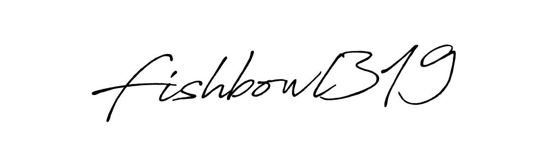 if you are searching for the best signature style for your name Fishbowl319. so please give up your signature search. here we have designed multiple signature styles  using Antro_Vectra_Bolder. Fishbowl319 signature style 7 images and pictures png