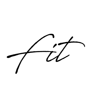 Make a beautiful signature design for name Fit. With this signature (Antro_Vectra_Bolder) style, you can create a handwritten signature for free. Fit signature style 7 images and pictures png