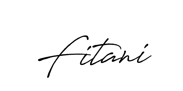 The best way (Antro_Vectra_Bolder) to make a short signature is to pick only two or three words in your name. The name Fitani include a total of six letters. For converting this name. Fitani signature style 7 images and pictures png