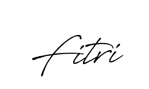 Fitri stylish signature style. Best Handwritten Sign (Antro_Vectra_Bolder) for my name. Handwritten Signature Collection Ideas for my name Fitri. Fitri signature style 7 images and pictures png