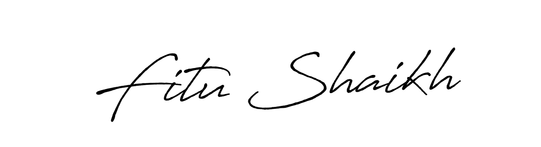The best way (Antro_Vectra_Bolder) to make a short signature is to pick only two or three words in your name. The name Fitu Shaikh include a total of six letters. For converting this name. Fitu Shaikh signature style 7 images and pictures png