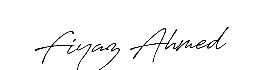 Fiyaz Ahmed stylish signature style. Best Handwritten Sign (Antro_Vectra_Bolder) for my name. Handwritten Signature Collection Ideas for my name Fiyaz Ahmed. Fiyaz Ahmed signature style 7 images and pictures png