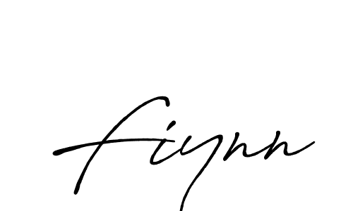Fiynn stylish signature style. Best Handwritten Sign (Antro_Vectra_Bolder) for my name. Handwritten Signature Collection Ideas for my name Fiynn. Fiynn signature style 7 images and pictures png