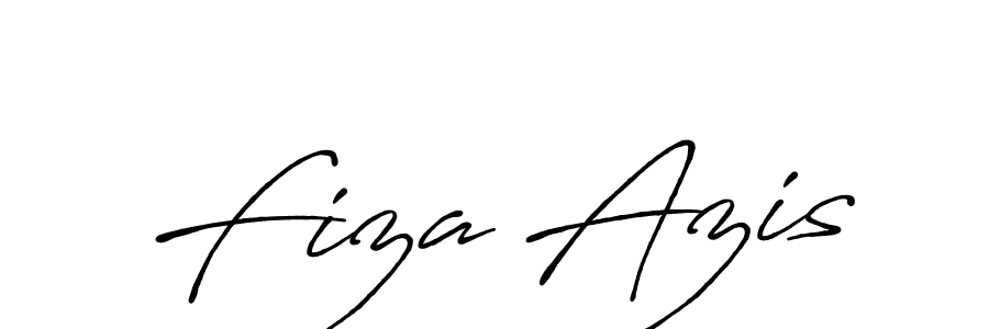 Fiza Azis stylish signature style. Best Handwritten Sign (Antro_Vectra_Bolder) for my name. Handwritten Signature Collection Ideas for my name Fiza Azis. Fiza Azis signature style 7 images and pictures png