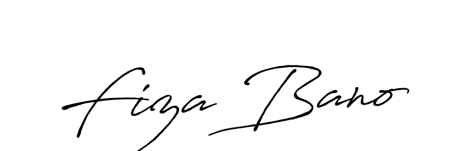 It looks lik you need a new signature style for name Fiza Bano. Design unique handwritten (Antro_Vectra_Bolder) signature with our free signature maker in just a few clicks. Fiza Bano signature style 7 images and pictures png