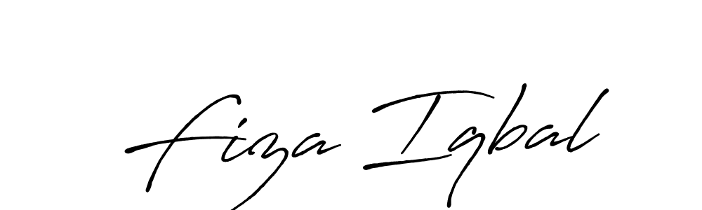 if you are searching for the best signature style for your name Fiza Iqbal. so please give up your signature search. here we have designed multiple signature styles  using Antro_Vectra_Bolder. Fiza Iqbal signature style 7 images and pictures png