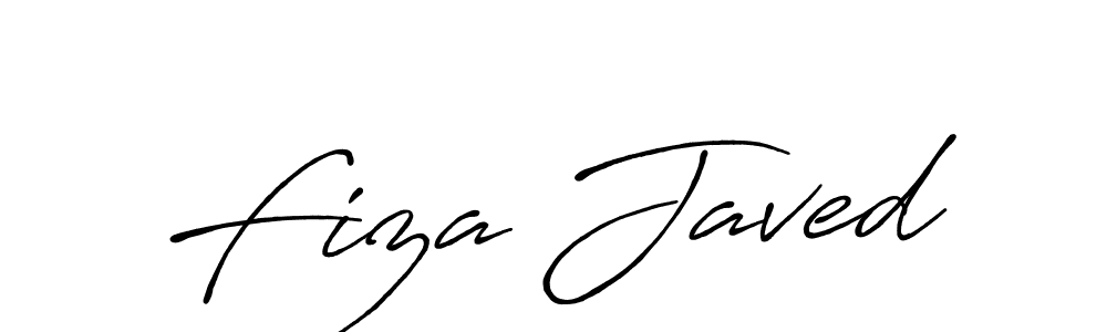 Also You can easily find your signature by using the search form. We will create Fiza Javed name handwritten signature images for you free of cost using Antro_Vectra_Bolder sign style. Fiza Javed signature style 7 images and pictures png