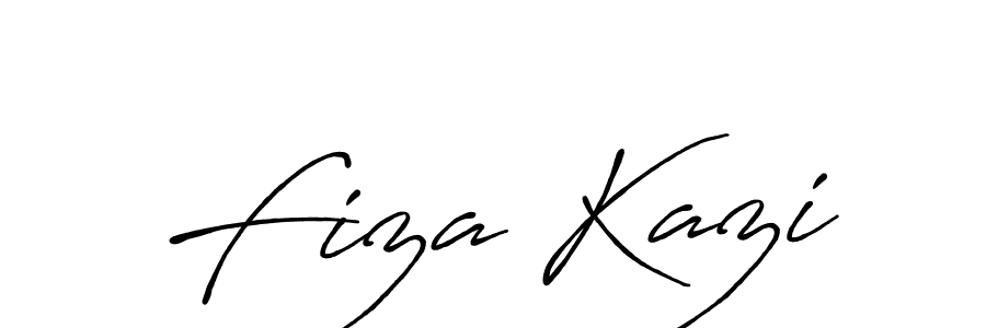 How to make Fiza Kazi signature? Antro_Vectra_Bolder is a professional autograph style. Create handwritten signature for Fiza Kazi name. Fiza Kazi signature style 7 images and pictures png