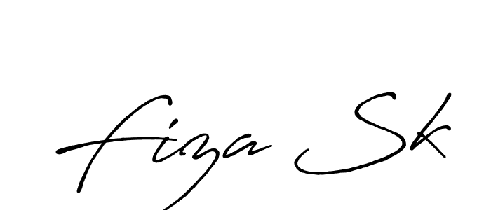 Also we have Fiza Sk name is the best signature style. Create professional handwritten signature collection using Antro_Vectra_Bolder autograph style. Fiza Sk signature style 7 images and pictures png