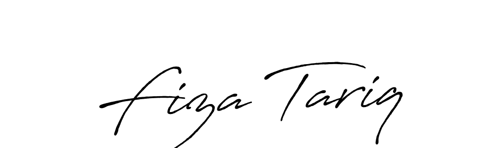 Also You can easily find your signature by using the search form. We will create Fiza Tariq name handwritten signature images for you free of cost using Antro_Vectra_Bolder sign style. Fiza Tariq signature style 7 images and pictures png