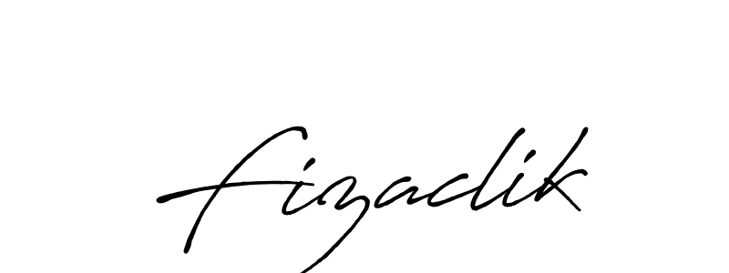 How to make Fizaclik name signature. Use Antro_Vectra_Bolder style for creating short signs online. This is the latest handwritten sign. Fizaclik signature style 7 images and pictures png