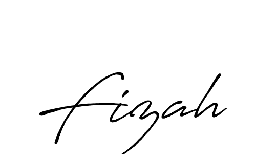 How to make Fizah signature? Antro_Vectra_Bolder is a professional autograph style. Create handwritten signature for Fizah name. Fizah signature style 7 images and pictures png