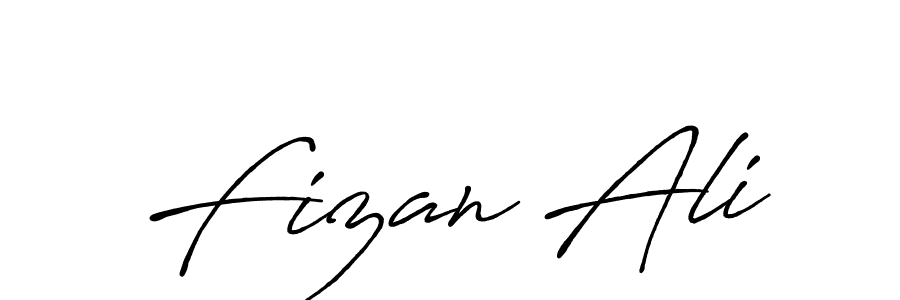 Use a signature maker to create a handwritten signature online. With this signature software, you can design (Antro_Vectra_Bolder) your own signature for name Fizan Ali. Fizan Ali signature style 7 images and pictures png